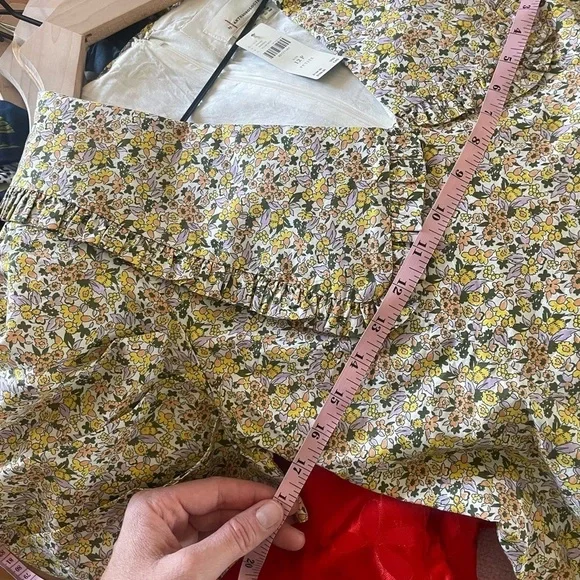 By Anthropologie Short-Sleeve Collared Printed Midi Dress NWT - Picture 11 of 15